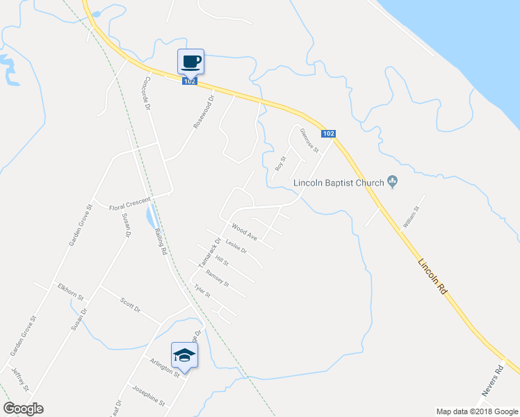 map of restaurants, bars, coffee shops, grocery stores, and more near in Sunbury County