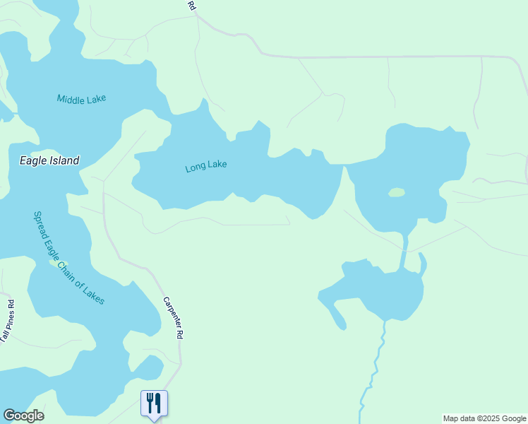 map of restaurants, bars, coffee shops, grocery stores, and more near 1305 Long Lake Road in Florence