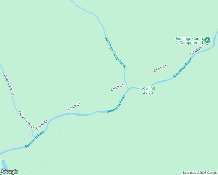 map of restaurants, bars, coffee shops, grocery stores, and more near 1962 East Fork Road in Sula
