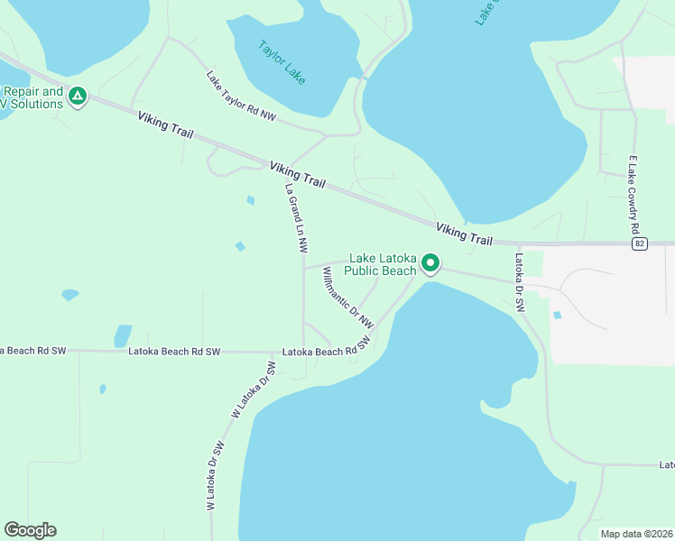 map of restaurants, bars, coffee shops, grocery stores, and more near 3251 Sundance Circle Northwest in Alexandria