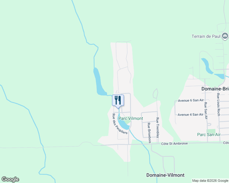 map of restaurants, bars, coffee shops, grocery stores, and more near 1700 Rue des Harfangs in Saint-Lin-Laurentides