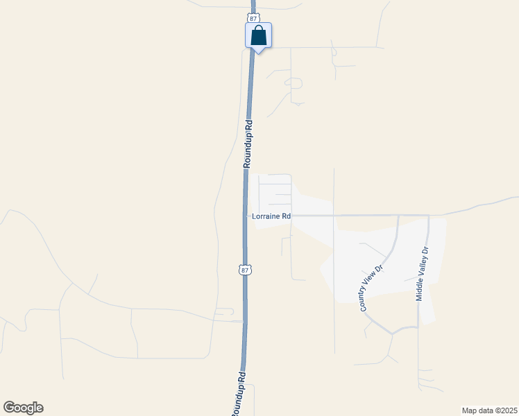 map of restaurants, bars, coffee shops, grocery stores, and more near 5363 Roundup Road in Billings