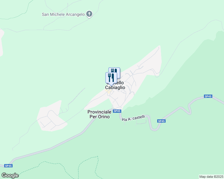 map of restaurants, bars, coffee shops, grocery stores, and more near 3 Via Prada in Castello Cabiaglio