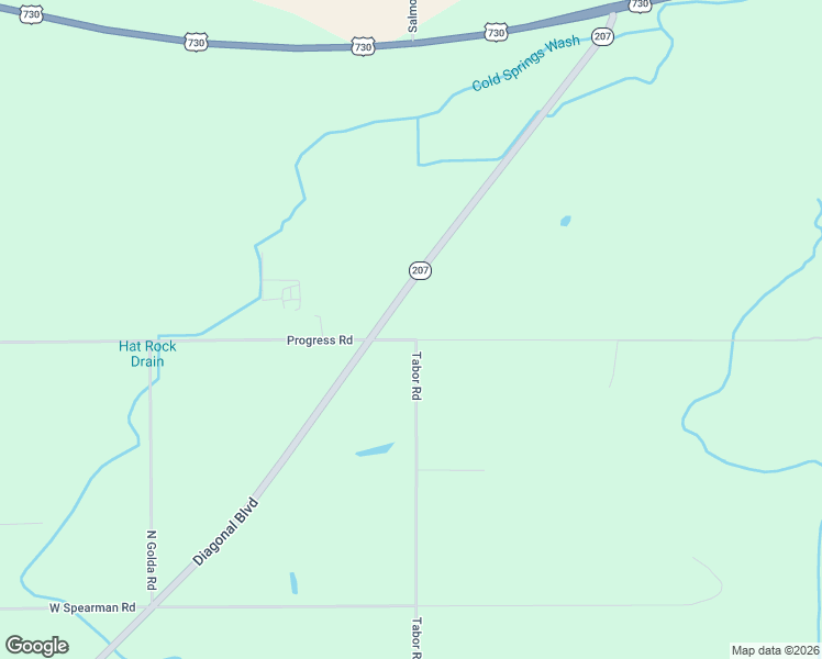 map of restaurants, bars, coffee shops, grocery stores, and more near 33551 East Progress Road in Hermiston
