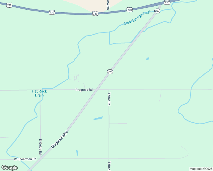 map of restaurants, bars, coffee shops, grocery stores, and more near 33551 East Progress Road in Hermiston