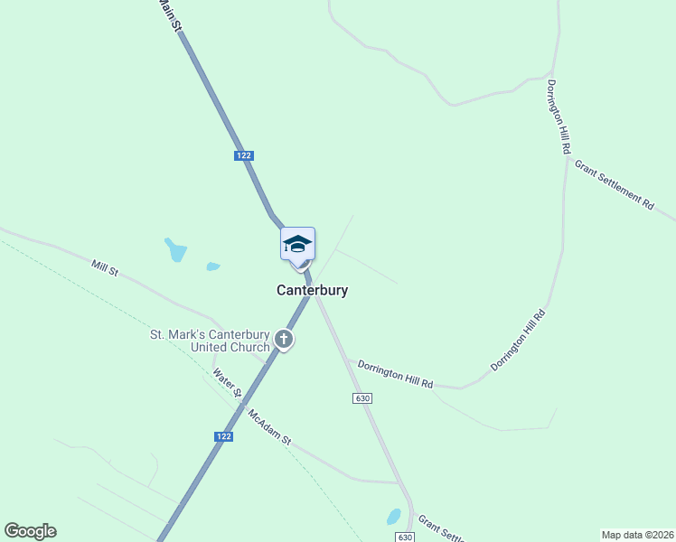 map of restaurants, bars, coffee shops, grocery stores, and more near 20 Hill Street in Canterbury