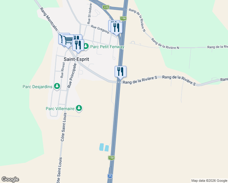 map of restaurants, bars, coffee shops, grocery stores, and more near 14 Rue Henri in Saint-Esprit