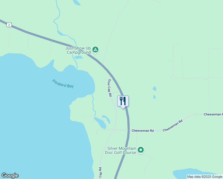 map of restaurants, bars, coffee shops, grocery stores, and more near 656-668 Gros Cap Road in St. Ignace