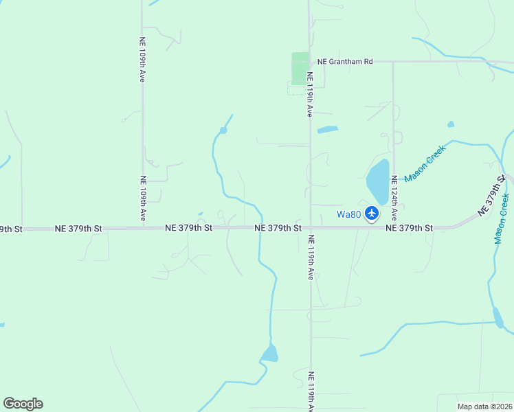 map of restaurants, bars, coffee shops, grocery stores, and more near 11600 Northeast 379th Street in La Center