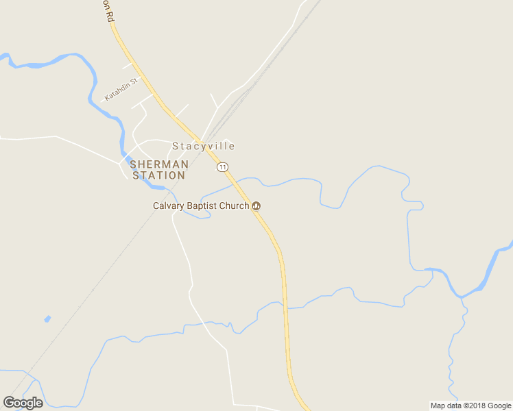 map of restaurants, bars, coffee shops, grocery stores, and more near 339 Station Road in Sherman