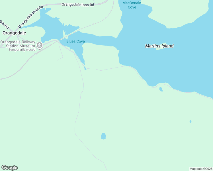 map of restaurants, bars, coffee shops, grocery stores, and more near 124 Stoney Point Road in Orangedale
