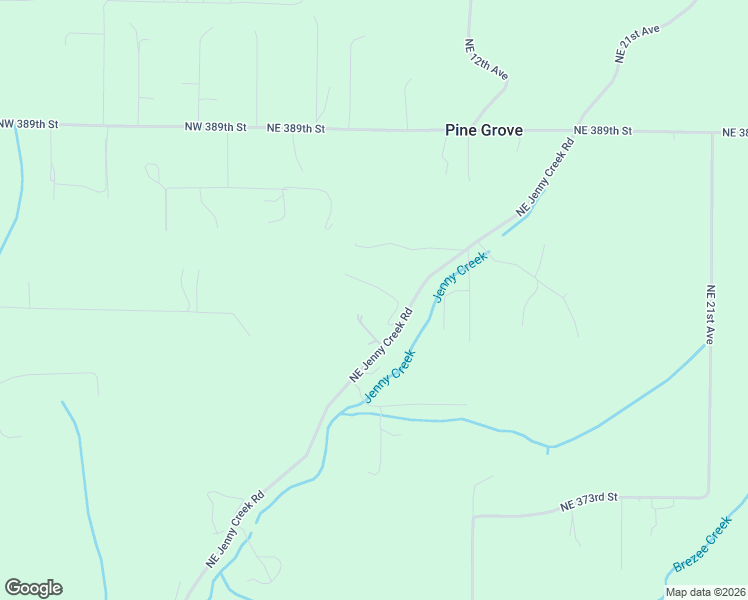 map of restaurants, bars, coffee shops, grocery stores, and more near 717 Northeast 382nd Street in La Center