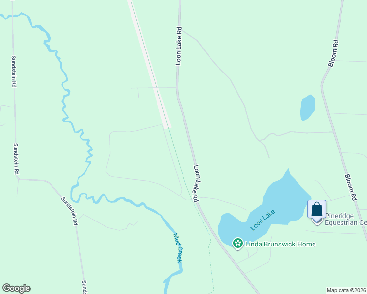 map of restaurants, bars, coffee shops, grocery stores, and more near 877 Loon Lake Road in Eagle River