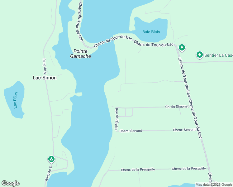 map of restaurants, bars, coffee shops, grocery stores, and more near 642 Chemin Marcelais in Chénéville