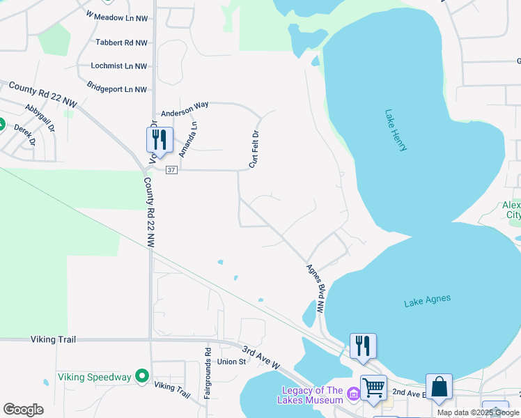 map of restaurants, bars, coffee shops, grocery stores, and more near 610 Dewberry in Alexandria