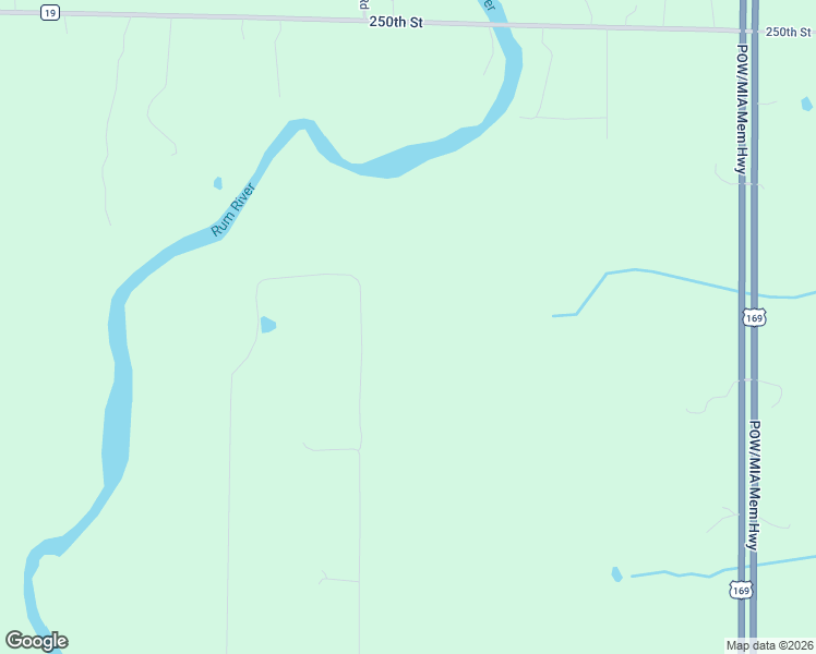 map of restaurants, bars, coffee shops, grocery stores, and more near 12996 235th Street in Milaca