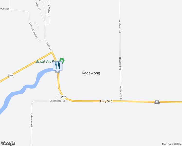 map of restaurants, bars, coffee shops, grocery stores, and more near in Kagawong