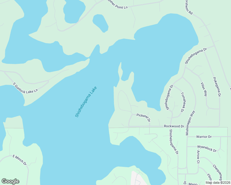 map of restaurants, bars, coffee shops, grocery stores, and more near 1089 Walleye Circle in Minocqua