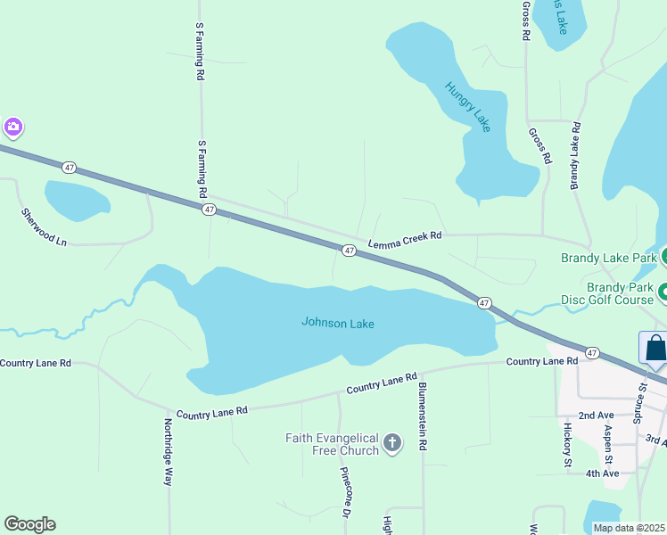 map of restaurants, bars, coffee shops, grocery stores, and more near 1048 Virgin Pines Lane in Woodruff