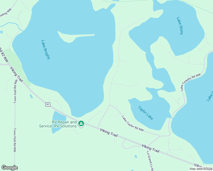 map of restaurants, bars, coffee shops, grocery stores, and more near 888 East Lake Brophy Road Northwest in Alexandria