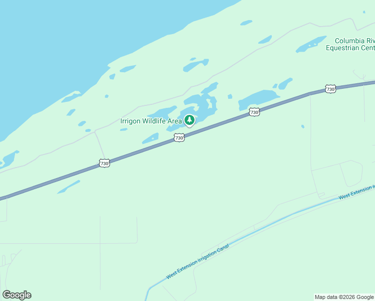 map of restaurants, bars, coffee shops, grocery stores, and more near in Irrigon