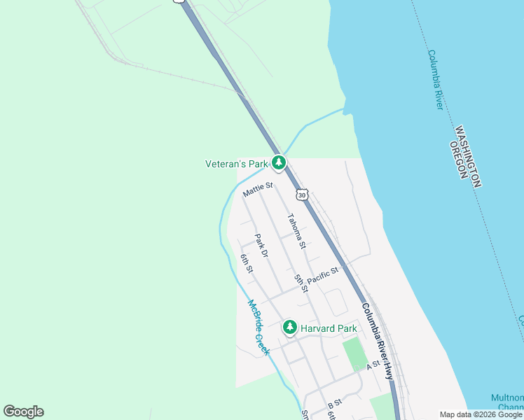 map of restaurants, bars, coffee shops, grocery stores, and more near 3605 5th Street in Columbia City