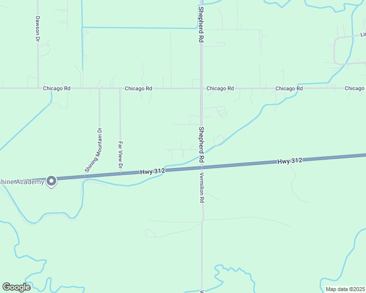 map of restaurants, bars, coffee shops, grocery stores, and more near 5555 Lester Lane in Shepherd