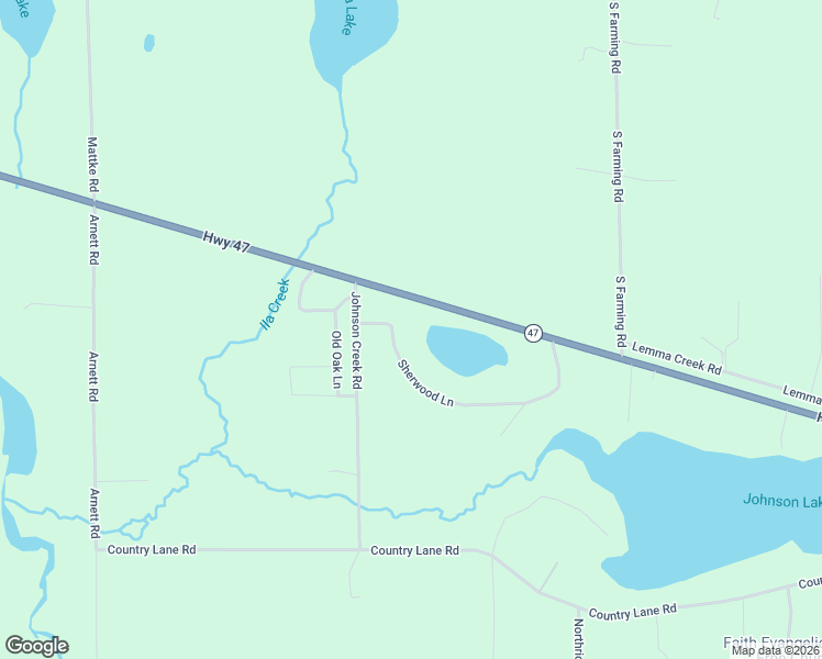 map of restaurants, bars, coffee shops, grocery stores, and more near 11674 Sherwood Lane in Woodruff