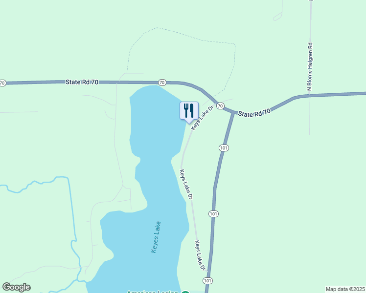 map of restaurants, bars, coffee shops, grocery stores, and more near 5161 Keyes Lake Drive in Florence