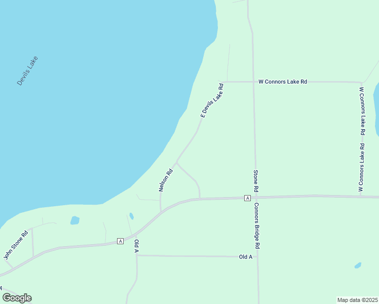 map of restaurants, bars, coffee shops, grocery stores, and more near 27274 East Devils Lake Road in Webster