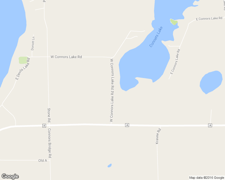 map of restaurants, bars, coffee shops, grocery stores, and more near 27302 West Connors Lake Road in Webster