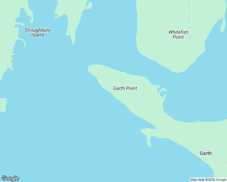 map of restaurants, bars, coffee shops, grocery stores, and more near 8283-8289 Garth Point Lane in Rapid River