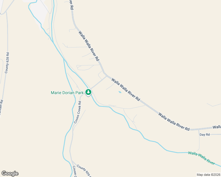 map of restaurants, bars, coffee shops, grocery stores, and more near 82421 Rose Brooke Lane in Milton-Freewater