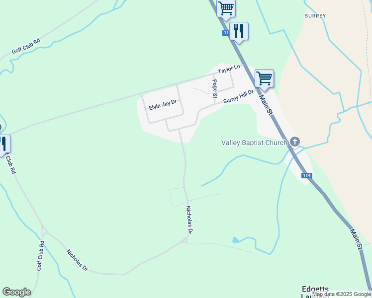 map of restaurants, bars, coffee shops, grocery stores, and more near 26 Nicholas Drive in Hillsborough