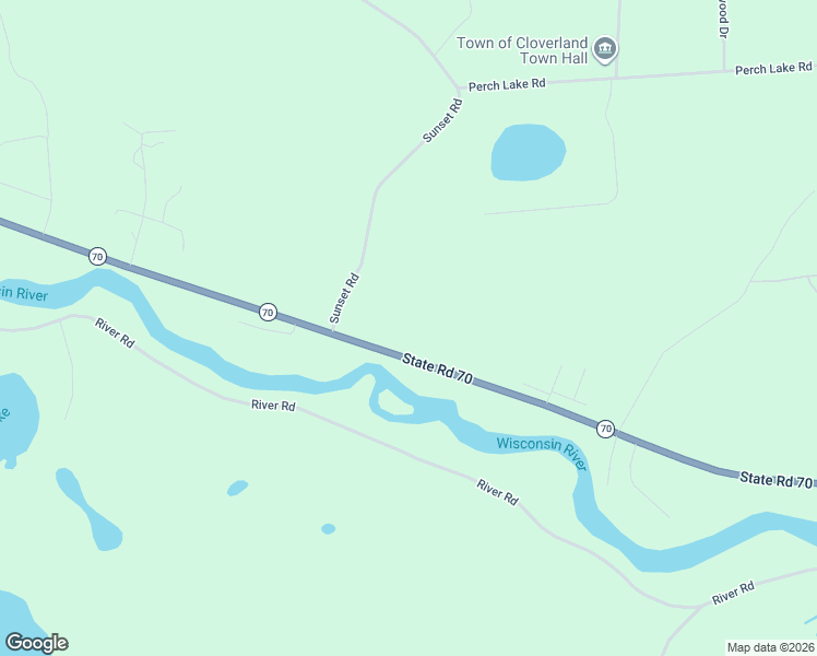 map of restaurants, bars, coffee shops, grocery stores, and more near 5952 Wisconsin 70 in Eagle River