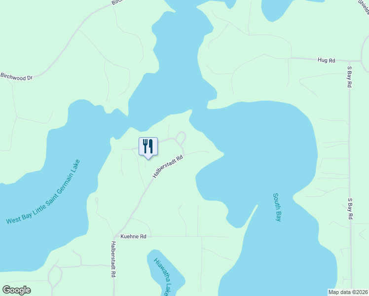 map of restaurants, bars, coffee shops, grocery stores, and more near 1236 Halberstadt Road in Saint Germain
