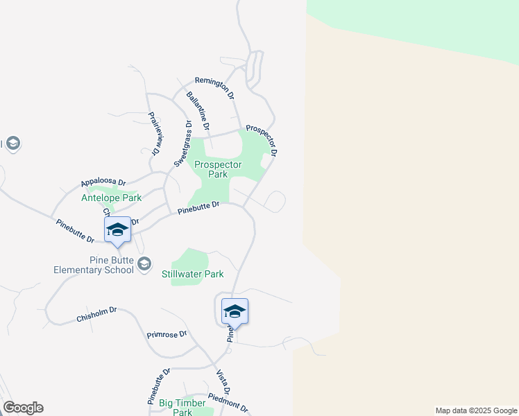 map of restaurants, bars, coffee shops, grocery stores, and more near 3861-3875 Chinook Drive in Colstrip
