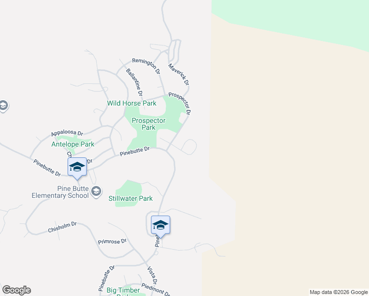 map of restaurants, bars, coffee shops, grocery stores, and more near 3861-3875 Chinook Drive in Colstrip