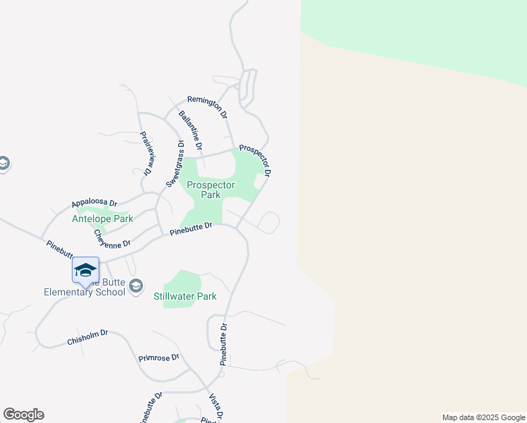 map of restaurants, bars, coffee shops, grocery stores, and more near 3943-4017 Prospector Drive in Colstrip