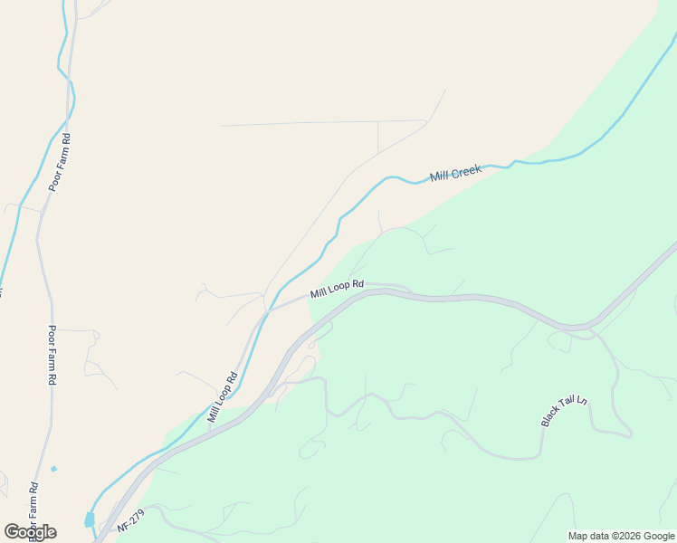 map of restaurants, bars, coffee shops, grocery stores, and more near 79 Mill Loop Road in Grangeville