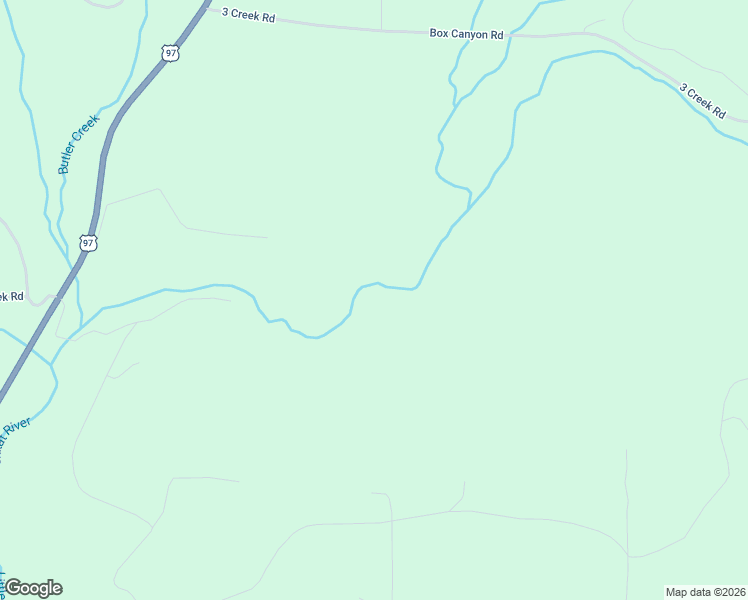 map of restaurants, bars, coffee shops, grocery stores, and more near Three Creeks Road in Goldendale