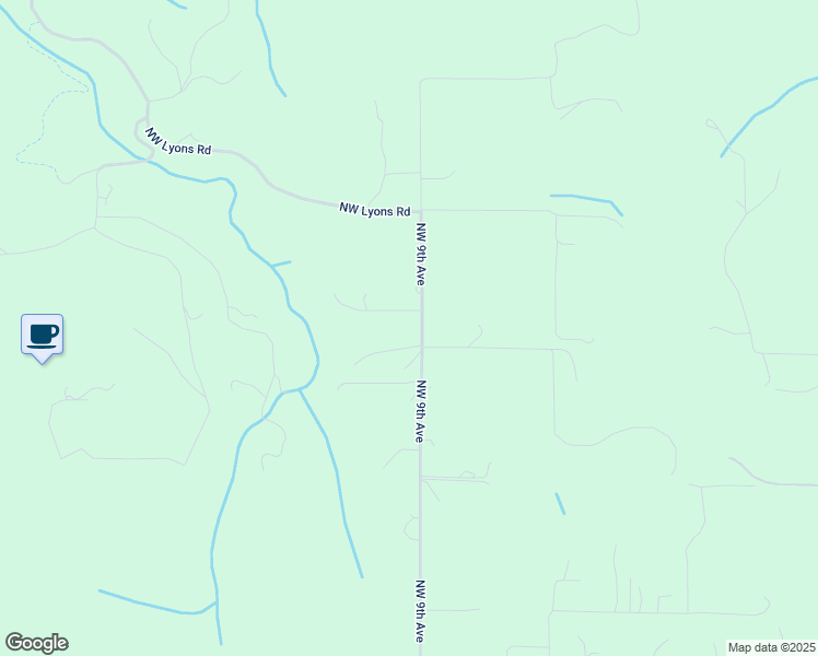 map of restaurants, bars, coffee shops, grocery stores, and more near 40410 Northwest 9th Avenue in Woodland