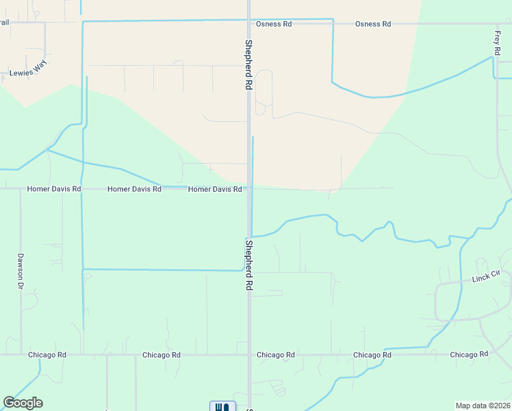 map of restaurants, bars, coffee shops, grocery stores, and more near 6315 Shepherd Road in Shepherd
