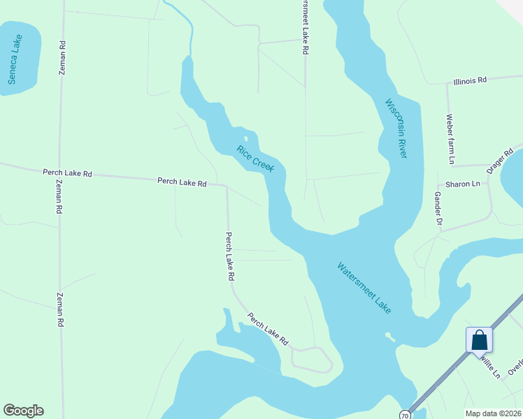 map of restaurants, bars, coffee shops, grocery stores, and more near 1286 Perch Lake Road in Eagle River
