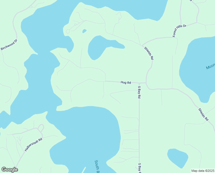 map of restaurants, bars, coffee shops, grocery stores, and more near 1325 Hug Road in Saint Germain