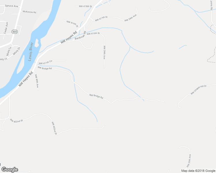 map of restaurants, bars, coffee shops, grocery stores, and more near 4000 Northwest Bridge Road in Woodland