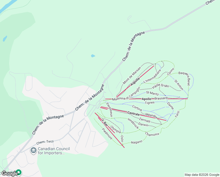 map of restaurants, bars, coffee shops, grocery stores, and more near 223 Chemin de Cortina in Piedmont