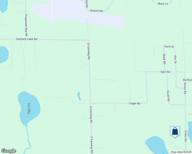 map of restaurants, bars, coffee shops, grocery stores, and more near 11546 Harmony Lane in Woodruff