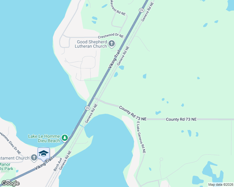 map of restaurants, bars, coffee shops, grocery stores, and more near 2412 Geneva Road Northeast in Alexandria