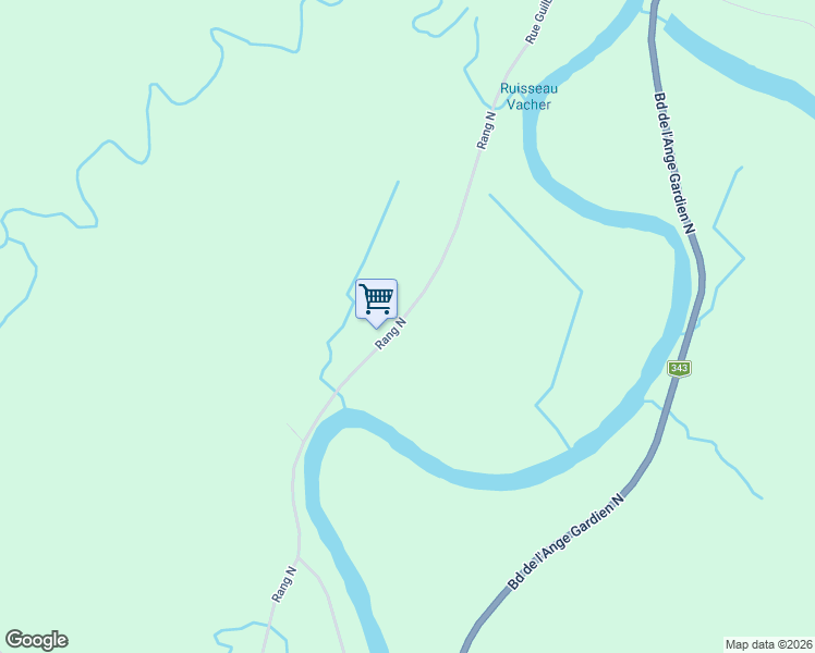 map of restaurants, bars, coffee shops, grocery stores, and more near 3140 Rang Nord in L'Assomption